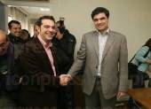 ΣΥΝΑΝΤΗΣΗ ΤΟΥ ΠΡΟΕΔΡΟΥ ΤΟΥ ΣΥΡΙΖΑ ΜΕ ΤΟΝ ΙΔΙΟΚΤΗΤΗ ΤΗΣ ΠΑΕ ΠΑΝΑΘΗΝΑΙΚΟΣ